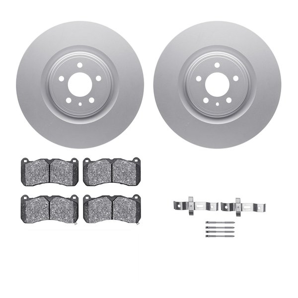 Dynamic Friction Co 4312-54134, Geospec Rotors with 3000 Series Ceramic Brake Pads includes Hardware, Silver 4312-54134